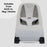 Reclining Baby Bouncer - Grey - Grade A