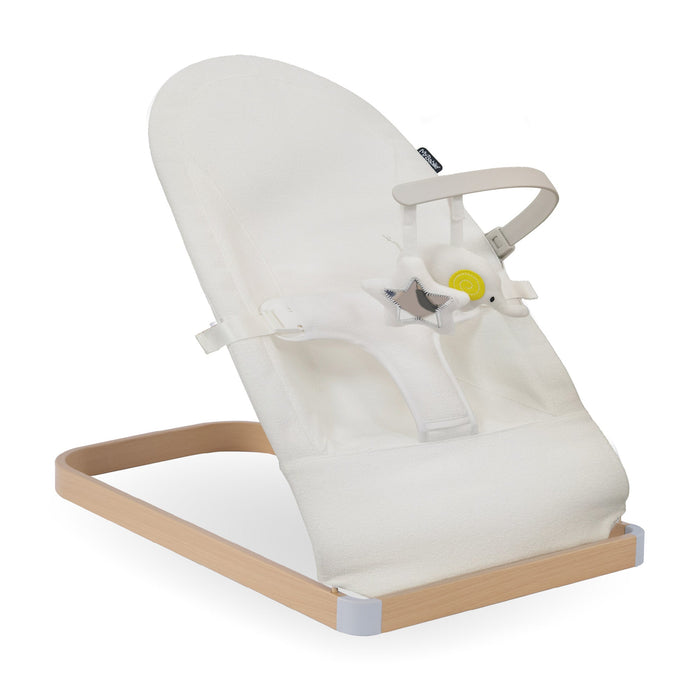 Baby Bouncer with Toy Bar - Cream - Grade A