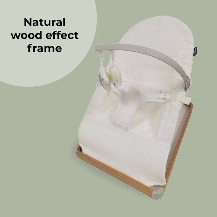 Baby Bouncer with Toy Bar - Cream - Grade A