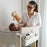 Baby Changing and Bath Unit - Herringbone - Grade A