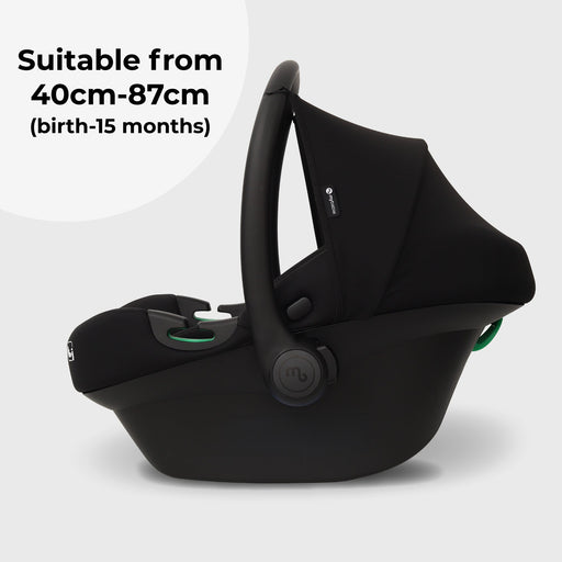 MBCS02 i-Size Infant Carrier Car Seat (40-87cm) - Black - Grade A