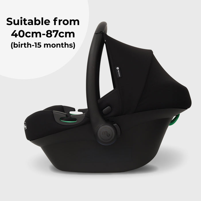 MBCS02 i-Size Infant Carrier Car Seat (40-87cm) - Black
