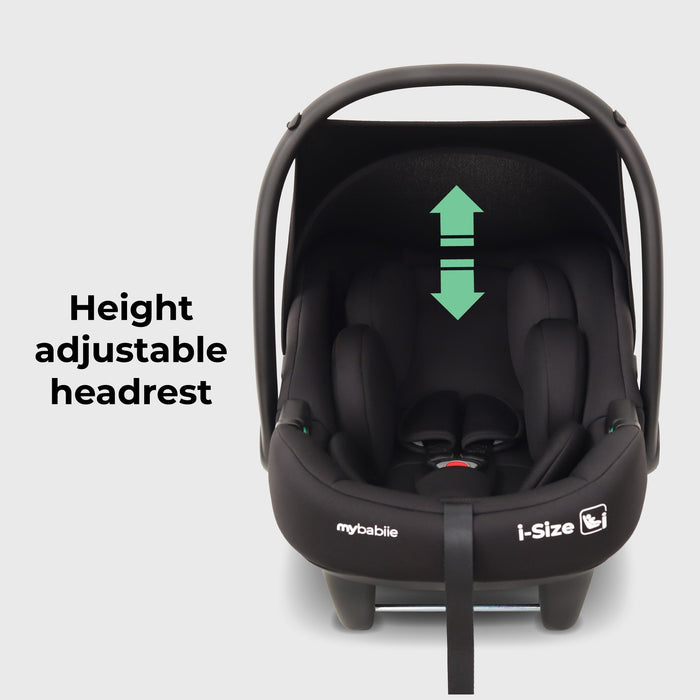 MBCS02 i-Size Infant Carrier Car Seat (40-87cm) - Black
