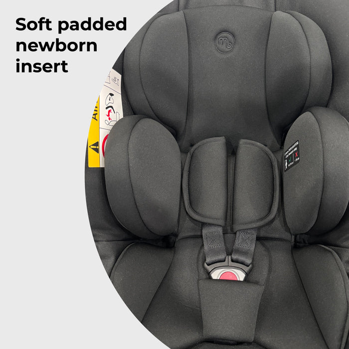 MBCS02 i-Size Infant Carrier Car Seat (40-87cm) - Black - Grade A
