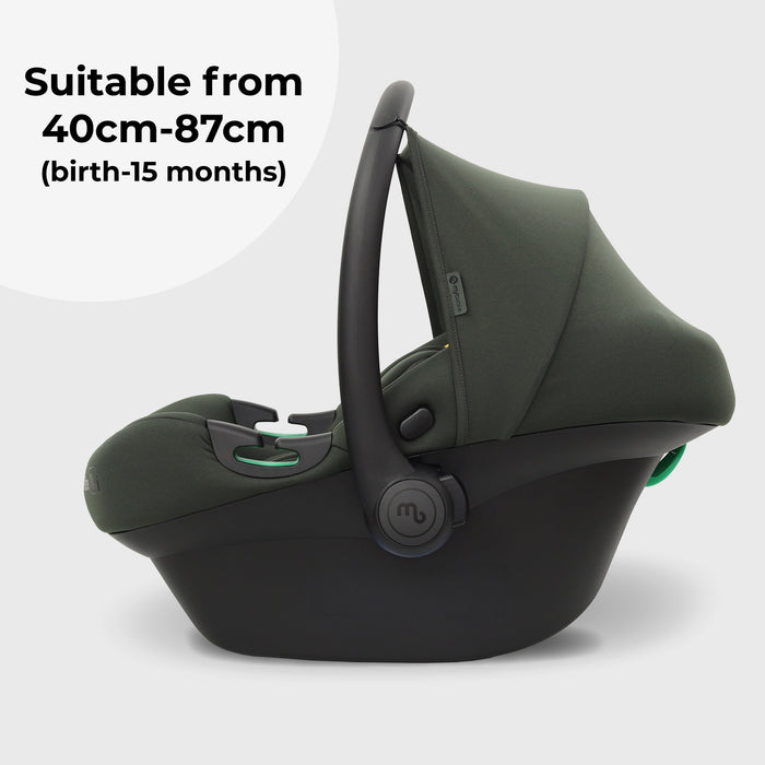 MBCS02 i-Size Infant Carrier Car Seat (40-87cm) - Forest Green