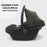MBCS02 i-Size Infant Carrier Car Seat and ISOFIX Base - Forest Green