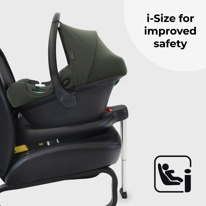MBCS02 i-Size Infant Carrier Car Seat and ISOFIX Base - Forest Green