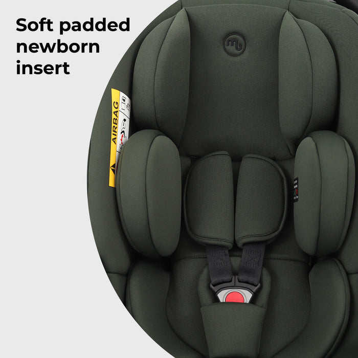 MBCS02LT i-Size Infant Carrier Car Seat (40-87cm) - Forest Green - Grade A