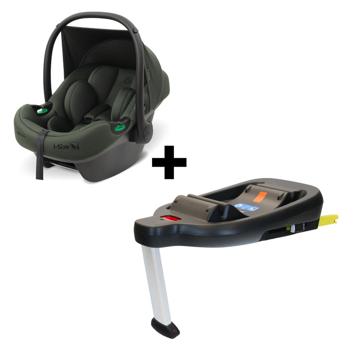 MBCS02 i-Size Infant Carrier Car Seat and ISOFIX Base - Forest Green