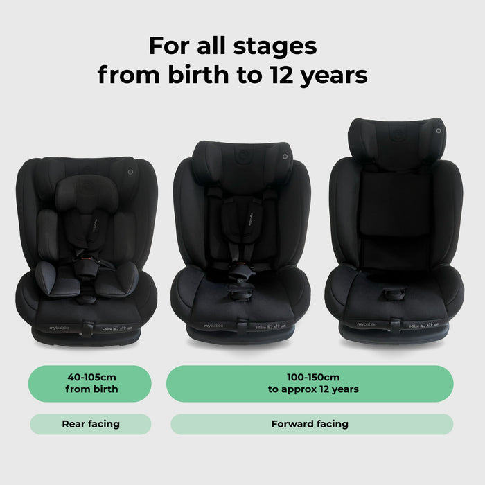 MBCS100 2-in-1 Convertible R129 Car Seat - Black - GRADE A