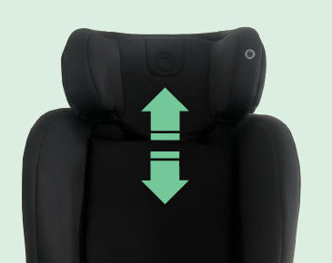 MBCS100 2-in-1 Convertible R129 Car Seat - Black - GRADE A