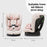 MBCS100 2-in-1 Convertible R129 Car Seat - Pink Leopard - GRADE A