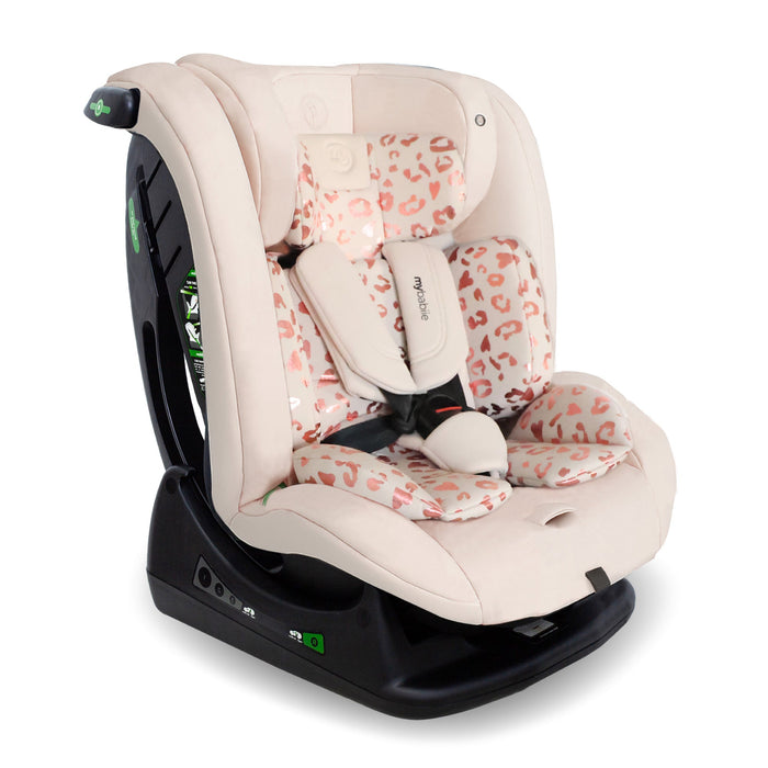 MBCS100 2-in-1 Convertible R129 Car Seat - Pink Leopard - GRADE A
