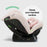 MBCS100 2-in-1 Convertible R129 Car Seat - Pink Leopard