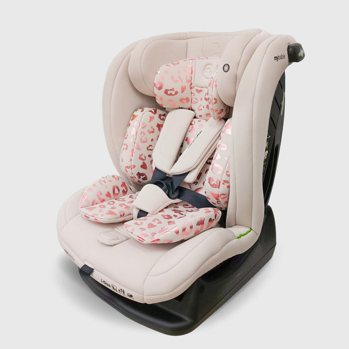 MBCS100 2-in-1 Convertible R129 Car Seat - Pink Leopard - GRADE A