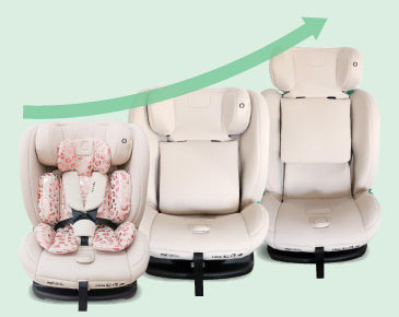 MBCS100 2-in-1 Convertible R129 Car Seat - Pink Leopard - GRADE A