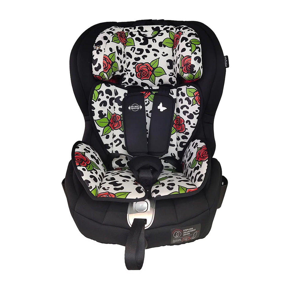 MBCS123 i-Size (76-150cm) Car Seat - Rose Leopard - GRADE A