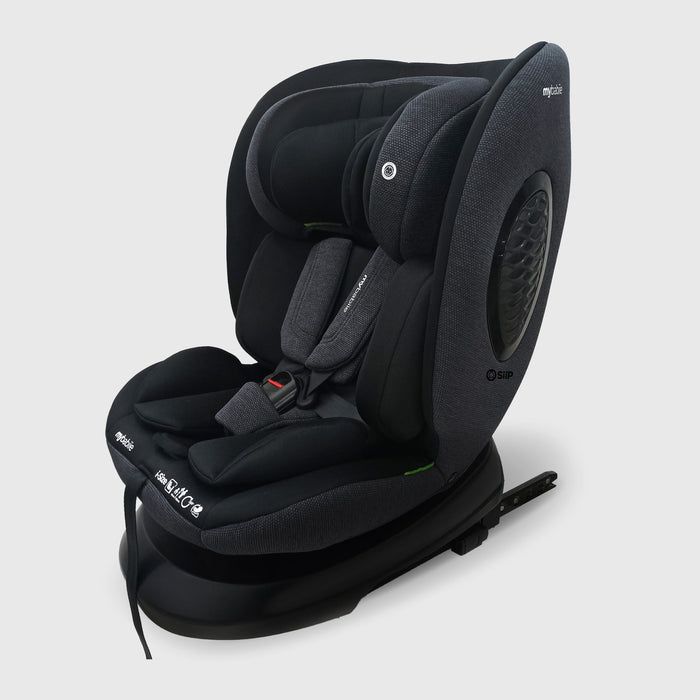 MBCS200 Spin R129 Car Seat with Top Tether - Black - GRADE A