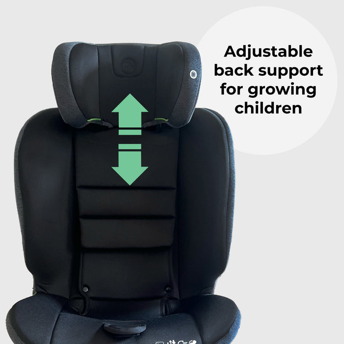 MBCS200 Spin R129 Car Seat with Top Tether - Black - GRADE A