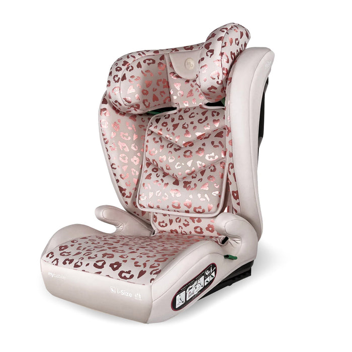 MBCS23 High-Back Booster Lite R129 Car Seat - Blush Leopard - GRADE A