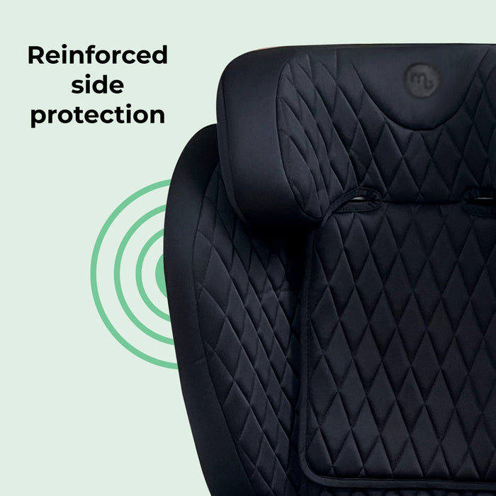 MBCS23 High-Back Booster Lite R129 Car Seat - Quilted Black - GRADE A