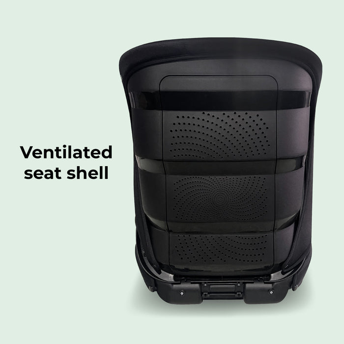 MBCS23 High-Back Booster Lite R129 Car Seat - Quilted Black