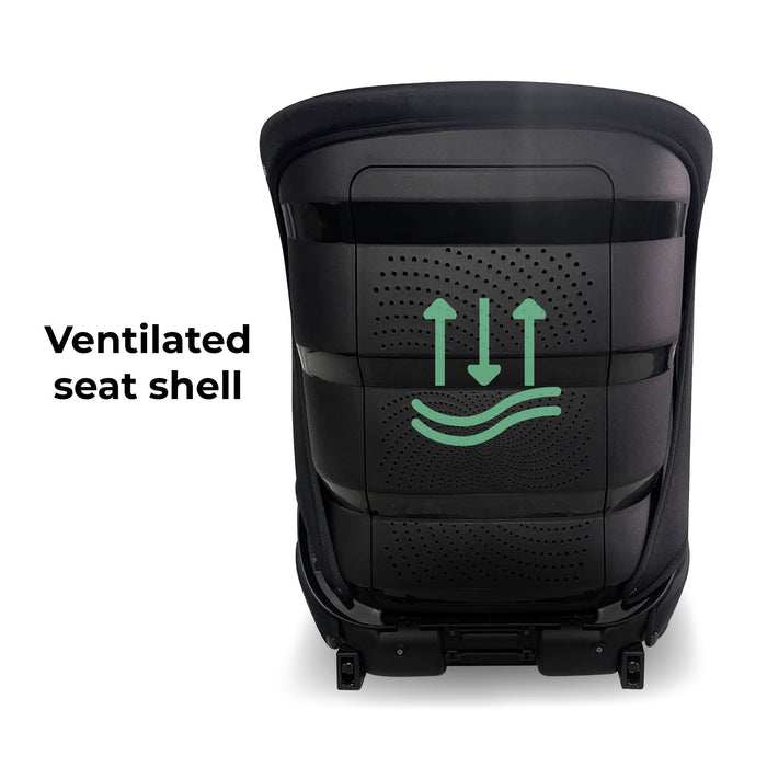 MBCS23 High-Back Booster R129 Car Seat with ISOFIX - Forest Green