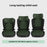 MBCS23 High-Back Booster R129 Car Seat with ISOFIX - Forest Green