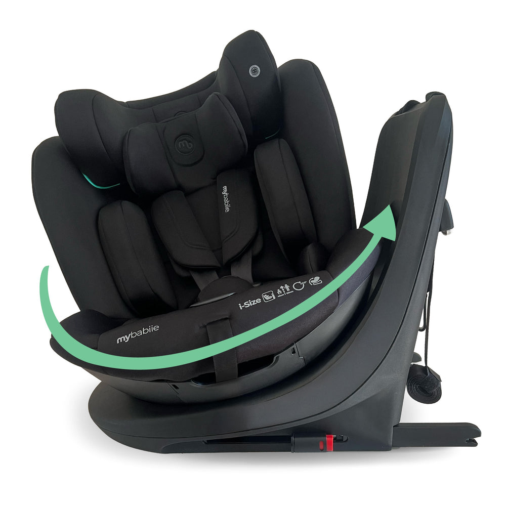 MBCS300 Easy Spin R129 Car Seat with Top Tether - Black