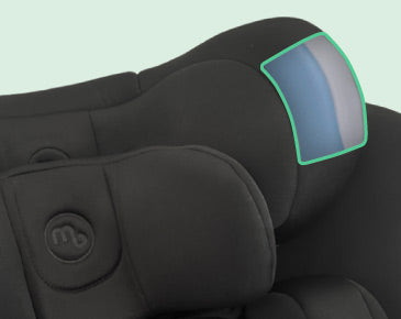 MBCS300 Easy Spin R129 Car Seat with Top Tether - Black - GRADE A