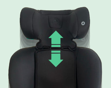 MBCS300 Easy Spin R129 Car Seat with Top Tether - Black - GRADE A