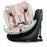 MBCS300 Easy Spin R129 Car Seat with Top Tether - Pink Leopard