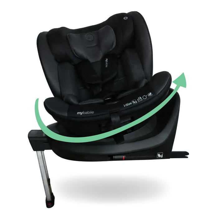 MBCS400 Spin R129 Car Seat with Support Leg - Black - Grade A