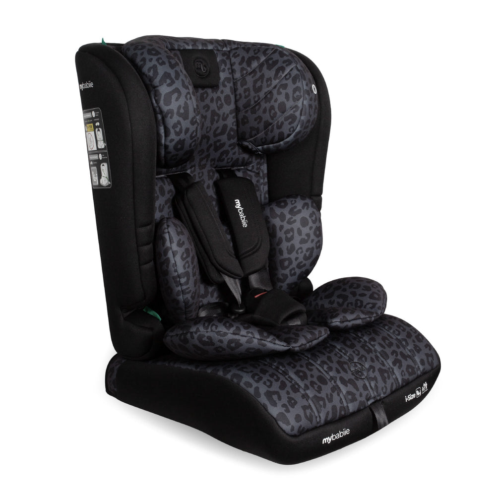 MBCS50 Toddler to Booster R129 Car Seat - Black Leopard