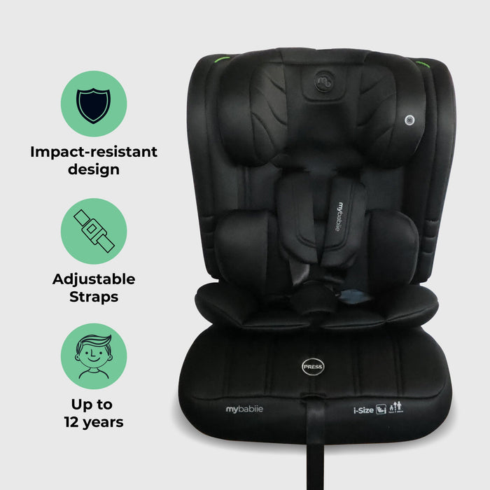 MBCS50 Toddler to Booster R129 Car Seat - Black - GRADE A