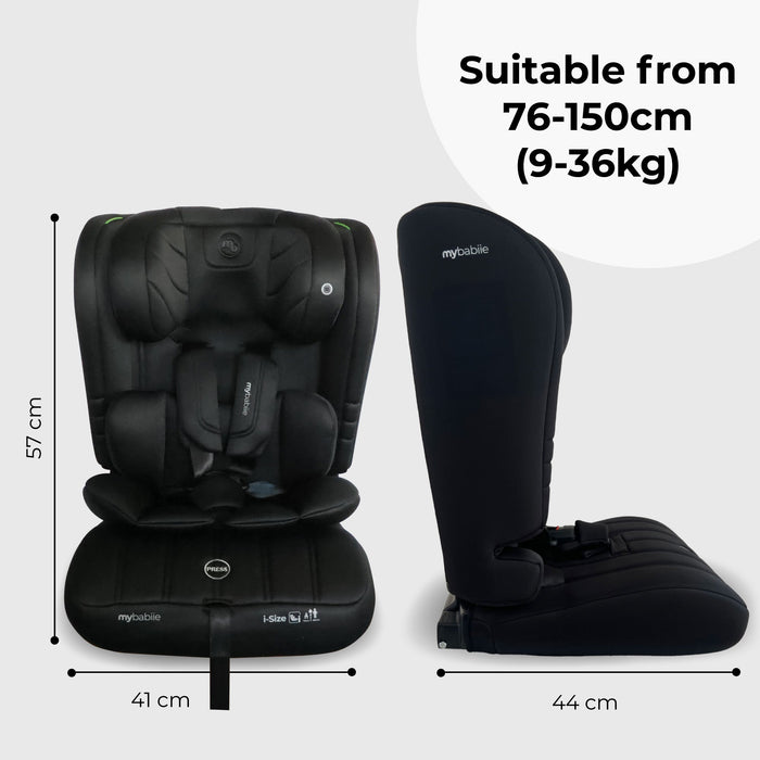 MBCS50 Toddler to Booster R129 Car Seat - Black