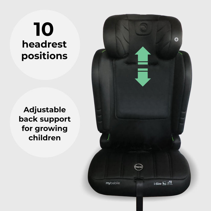 MBCS50 Toddler to Booster R129 Car Seat - Black - GRADE A