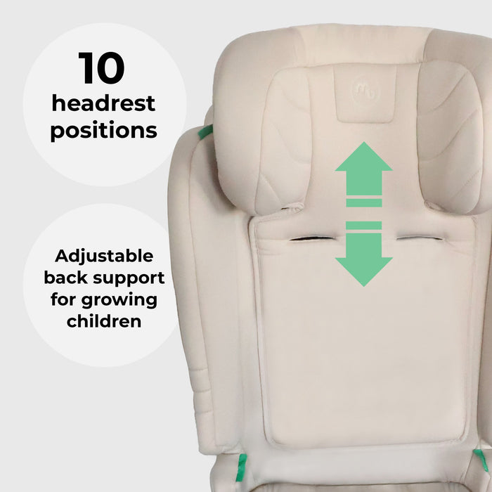 MBCS50 Toddler to Booster R129 Car Seat - Pink Leopard