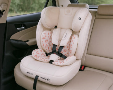MBCS50 Toddler to Booster R129 Car Seat - Pink Leopard - GRADE A