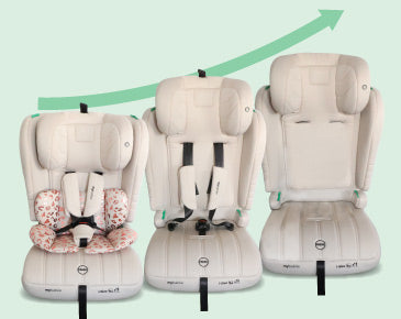 MBCS50 Toddler to Booster R129 Car Seat - Pink Leopard - GRADE A