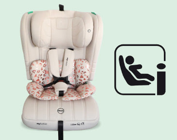 MBCS50 Toddler to Booster R129 Car Seat - Pink Leopard - GRADE A