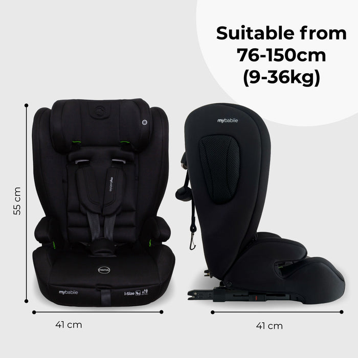 MBCS75 Toddler to Booster R129 Car Seat with ISOFIX - Black - GRADE A