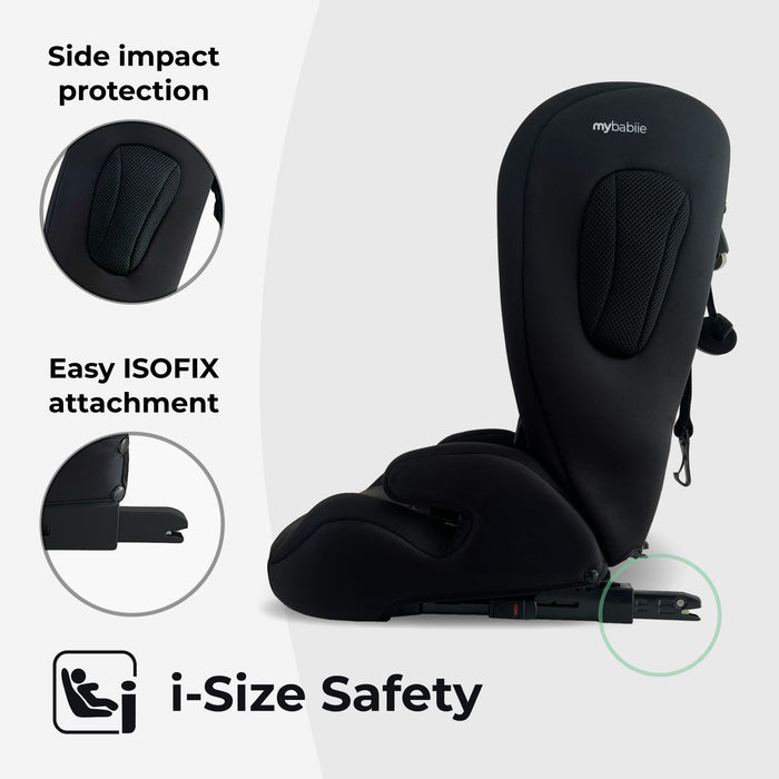 MBCS75 Toddler to Booster R129 Car Seat with ISOFIX - Black