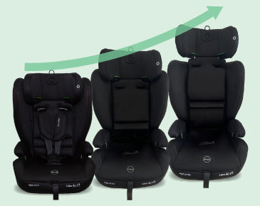 MBCS75 Toddler to Booster R129 Car Seat with ISOFIX - Black - GRADE A