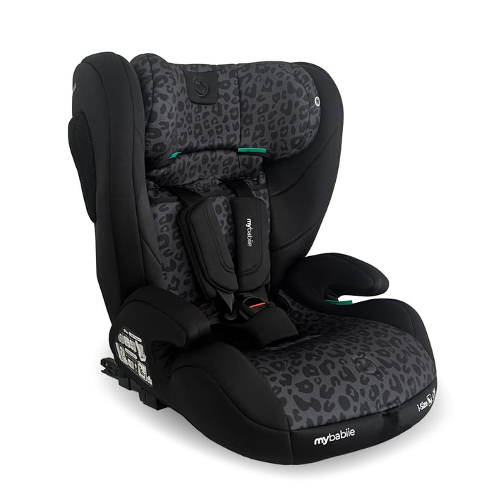 MBCS75 Toddler to Booster R129 Car Seat with ISOFIX - Black Leopard