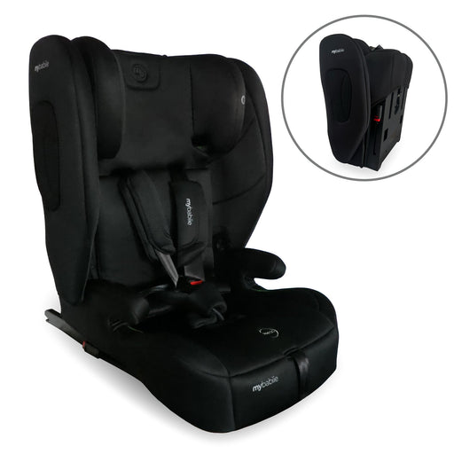 MBCS80 Foldable Toddler to Booster R129 Car Seat with ISOFIX - Black