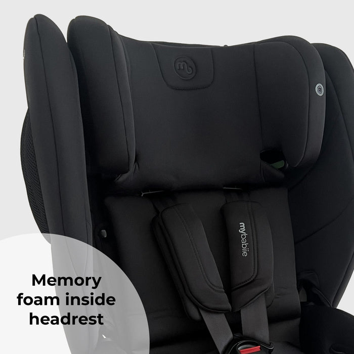 MBCS80 Foldable Toddler to Booster R129 Car Seat with ISOFIX - Black