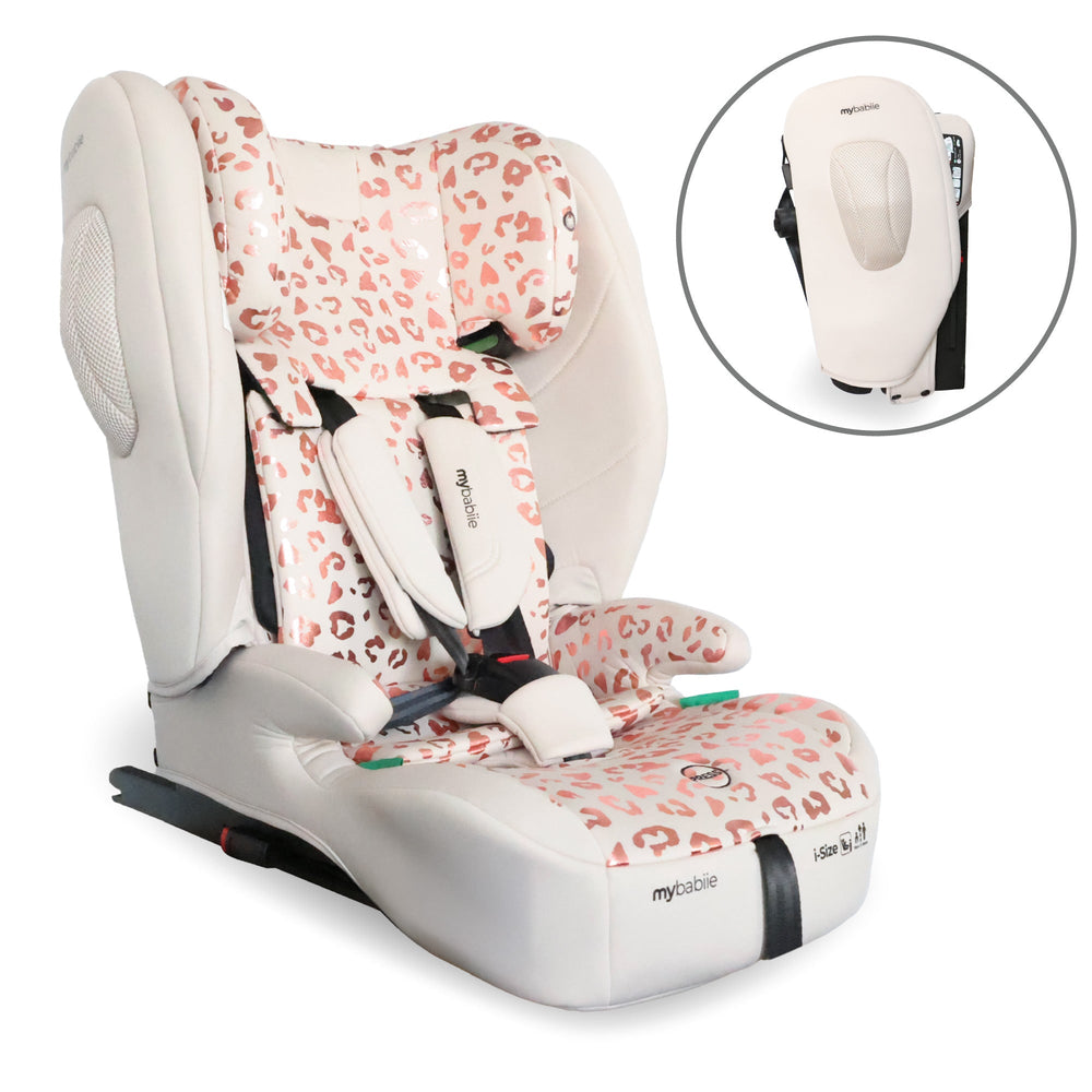 MBCS80 Foldable Toddler to Booster ISOFIX - Pink Leopard - GRADE A