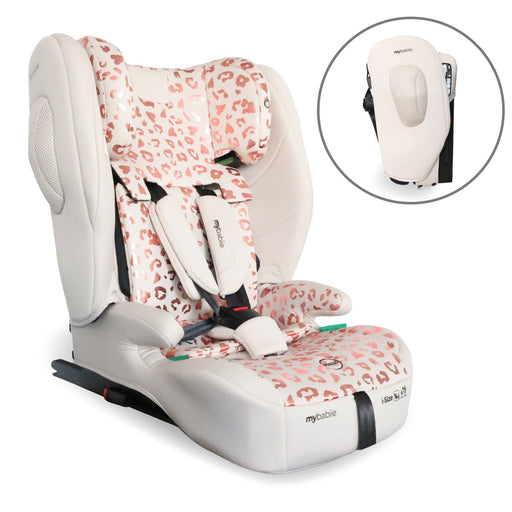 MBCS80 Foldable Toddler to Booster ISOFIX - Pink Leopard - GRADE A