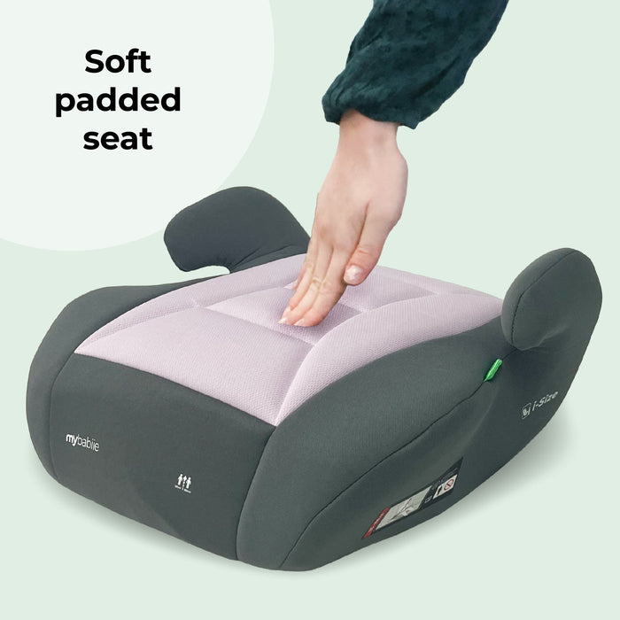 MBCSB10 Booster Lite R129 Car Seat - Pink & Grey